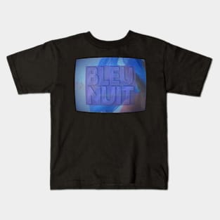 Bleu Nuit (Logo #2) Kids T-Shirt